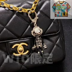 【今日特価】Chanel 水鑽入り ライオンデザイン バッグアクセサリー・キーホルダー 送料無料！在庫限定セール価格