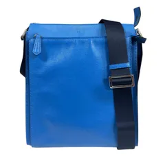 フェンディ ショルダーバッグ レザー 7VA319 ブルー メンズ  FENDI  中古 フェンディのサムネイル