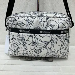 6373　LeSportsac　レスポートサック　ショルダーバッグ　ダニエラクロスボディ　DANIELLA CROSSBODY　ブラック　黒　オフホワイト　花柄　レディース　きれいめ　シンプル　上品　カジュアル　小さめ　ミニ