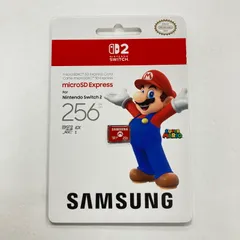 【中古美品】 未開封 未使用 Samsung microSD Express Card 256GB for Nintendo Switch 2 ニンテンドー スイッチ 2 サムスン マイクロSD エクスプレスカード 【024-251119-mh-60-fuz】