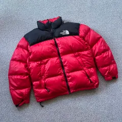 THE NORTH FACE ザノースフェイス ヌプシ ダウン レッド/ブラック