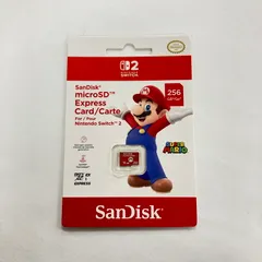 【中古美品】 未開封 未使用 Samsung microSD Express Card 256GB for Nintendo Switch 2 ニンテンドー スイッチ 2 サムスン マイクロSD エクスプレスカード 【024-251119-mh-61-fuz】