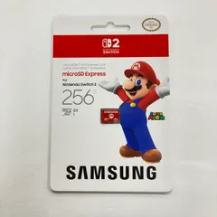 【中古美品】 未開封 未使用 Samsung microSD Express Card 256GB for Nintendo Switch 2 ニンテンドー スイッチ 2 サムスン マイクロSD エクスプレスカード 【024-251119-mh-62-fuz】