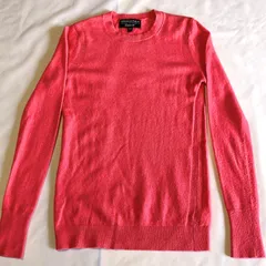 BANANA REPUBLIC／バナナリパブリック クルーネック ニット XXS／カシミヤ混／ピンク系