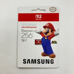 【中古美品】 未開封 未使用 Samsung microSD Express Card 256GB for Nintendo Switch 2 ニンテンドー スイッチ 2 サムスン マイクロSD エクスプレスカード 【024-251119-mh-65-fuz】