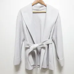 良品 Apuweiser-riche アプワイザーリッシェ ショートリバーコート サイズ1 グレー レディース 古着 中古 USED