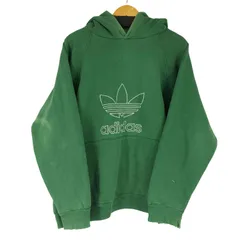 アディダス adidas 80S USA製 トレフォイルロゴ プルオーバーパーカー メンズ  M