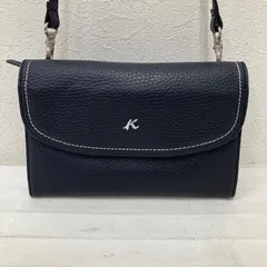 キタムラ　お財布ショルダーバッグ Kitamura - ＊457.キタムラ2wayショルダーバック 刺繍ロゴ お財布