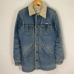【現状渡し品】Wrangler ラングラー 70～80's  DENIM BOA LUNCH COAT VINTAGE 70～80年代 デニム ボア ランチ コート アウター ヴィンテージ 【145-251118-ks-11-tei】