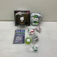 【中古品】 ポチャッコ グッズ まとめ フィギュア ぬいぐるみ ポーチ シール タキシードサム 【039-251120-em-02-min】