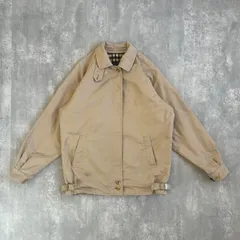 90s Burberry's / バーバリーズ ヴィンテージ ハリトンジャケット / スウィングトップ ベージュ系 Fサイズ(M相当) 裏地ウールチェック