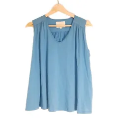 demylee(デミリー) 半袖カットソー サイズXS レディース - ブルーグレー Vネック/RonHamanコラボ