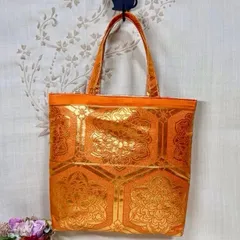 【一点物】 帯リメイクバッグ　トートバッグ No.34 和柄バッグ