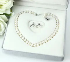 本真珠ネックレス 7.5-8mm フォーマル 冠婚葬祭 結婚式 入学式 卒業式 パール