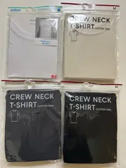 未使用紳士男性用UNIQLO ユニクロエアリズムマイクロメッシュクルーネック（半袖）