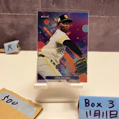 2025 Topps Finest NPB Livan Moinelo 052/250 FUKUOKA SOFTBANK HAWKS Purple Refractor カード