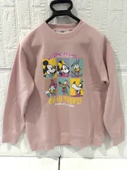 ディズニー　トレーナー　ピンク