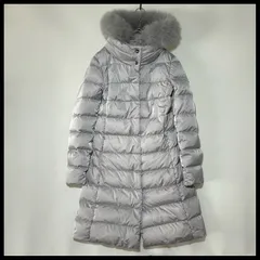 【最高級ライン】　ヘルノ　HERNO　ダウンコート　Aライン　レイヤード　ホワイトフォックスファー　ロング丈　軽量　Polar-Tech　42