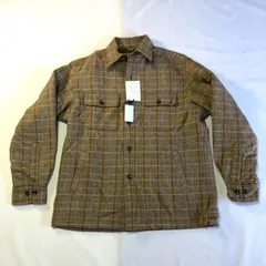 Kent ケント【未使用タグ付き】メンズ M チェックジャケット ブラウン系 ウール混 アウター きれいめ 上品 防寒のサムネイル
