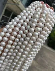 天然淡水パール 半成品 40cm 11〜12mm ネックレス ブレスレット DIY 素材