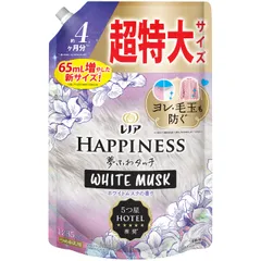 レノア ハピネス 夢ふわタッチ 柔軟剤 ホワイトムスクの香り 詰め替え 1285