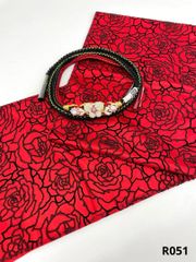 千總謹製 落款入 銀通し 金駒 金彩 紋意匠 杜若 鴛鴦 正絹 パール