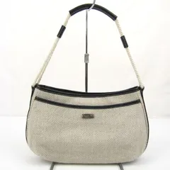 アニエスベー ショルダーバッグ ハンドバッグ ロゴ 鞄 ブランド レディース ベージュ agnes b. 【中古】