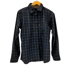 モンベル mont bell メリノウール ライト ロングスリーブ シャツ チェック メンズ JPN：XL 