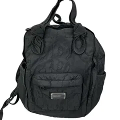 186001 MARC BY MARC JACOBS マークバイマークジェイコブス キルティングデザインリュック　ブラック