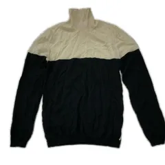 186005 MARNI ニット 40 ツートンカラー タートルネック ウール