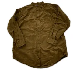 186005 THE NORTH FACE ザ・ノースフェイス パープルレーベル コーデュロイ バンドカラーシャツ NT3159N  S ブラウン コットン