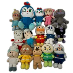 186001 現状品 アンパンマン ぬいぐるみ 15点まとめ売り