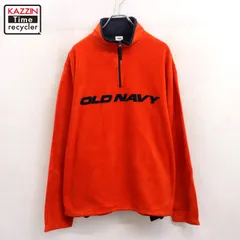 00s OLD NAVY ハーフジップ プルオーバー フリースジャケット メンズ 表記XLサイズ