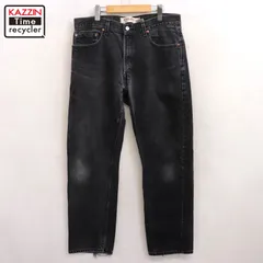 00s Levi's 505 ブラック デニムパンツ メンズ Lサイズ相当