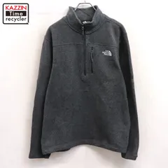 00s THENORTHFACE ワンポイント ハーフジップ フリースジャケット メンズ 表記Lサイズ