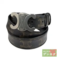 希少　CELINE　マカダム総柄ショートスカート トリオンフベルト　シルバー金具 希少CELINEマカダム総柄ショートスカート トリオンフベルトシルバー金具