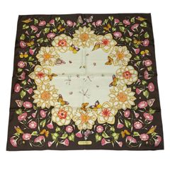 エルメスカレ　大判スカーフ LAVOIE LACTEE 未使用品 HERMES エルメス カレ90 大判 スカーフ シルク HERMES la