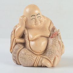 天然石 ローズクォーツ 布袋様 彫刻 置物 - メルカリ