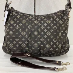 6326　russet　ラシット　トートバッグ　2way　ショルダーバッグ　 モノグラム　総柄　ブラウン系　茶系　ナイロン　レディース