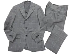 UNITED ARROWS ユナイテッドアローズ チェック セットアップ ジャケット パンツ スーツ size44/グレー ■■ メンズ