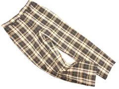 JOURNAL STANDARD relume ジャーナルスタンダードレリューム ウール混 チェック ストレート パンツ size36/ベージュ ◇■ レディース