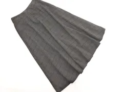 Lugnoncure ルノンキュール グレンチェック ロング スカート sizeF/グレー ■■ レディース