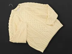 MONO-MART モノマート ケーブル編み ニット セーター sizeL/アイボリー ◇■ メンズ