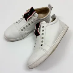 CHRISTIAN LOUBOUTIN クリスチャン ルブタン 3200465 スタッズ スリッポン ホワイト 系 サイズ 39 1/2 705