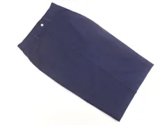 nano universe ナノユニバース デニム調 ストレッチ タイト スカート size36/紺 ■■ レディース