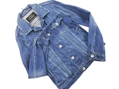 nano universe ナノユニバース Gジャン デニム ジャケット size36/紺 ◇■ レディース