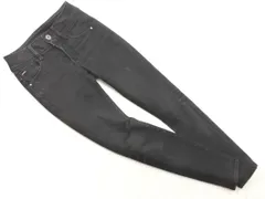 G-STAR RAW ジースターロゥ LYNN MID SUPER スーパー ウール混 スキニー デニムパンツ size25/黒 ■■ レディース