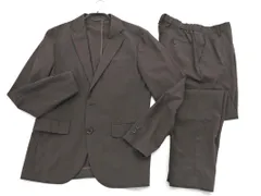 green label relaxing グリーンレーベルリラクシング ユナイテッドアローズ ウォッシャブル セットアップ ジャケット パンツ スーツ sizeS/茶 ■◇ メンズ