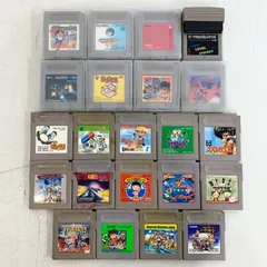 ゲームボーイおよびゲームボーイカラー用ゲームソフトまとめ売り