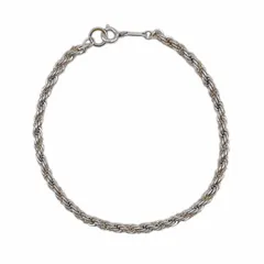 Tiffany&Co. ティファニー 18cm ツイストロープ ブレスレット  ヴィンテージ コンビ SV925 新品仕上済